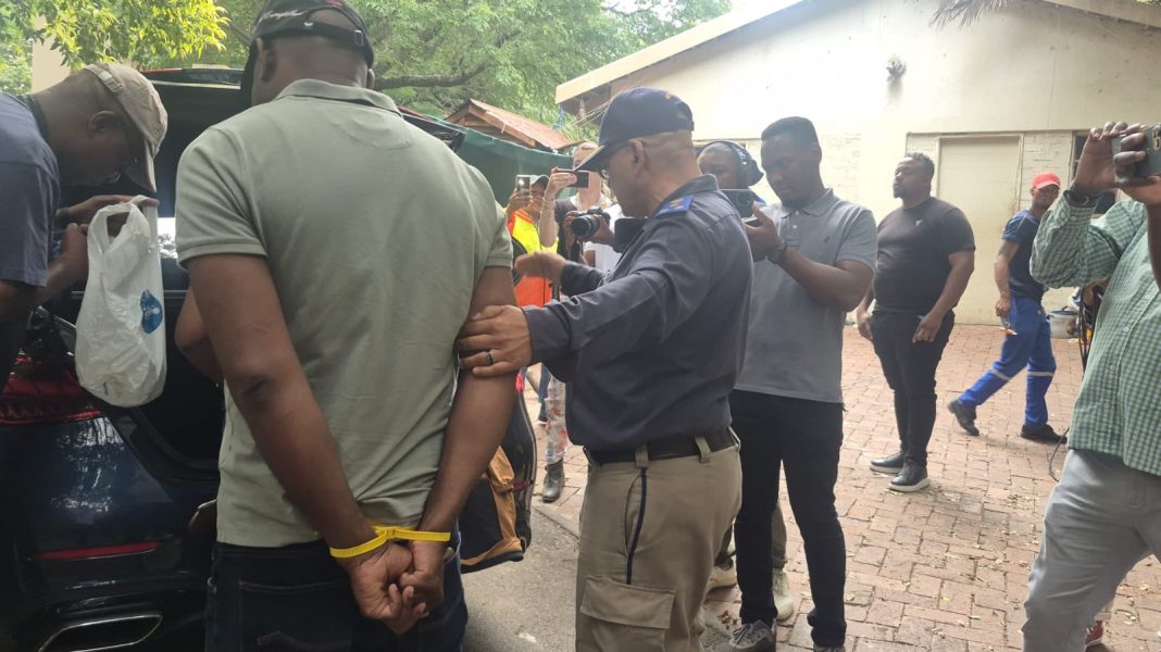 an operation to target hijacked buildings in Johannesburg.