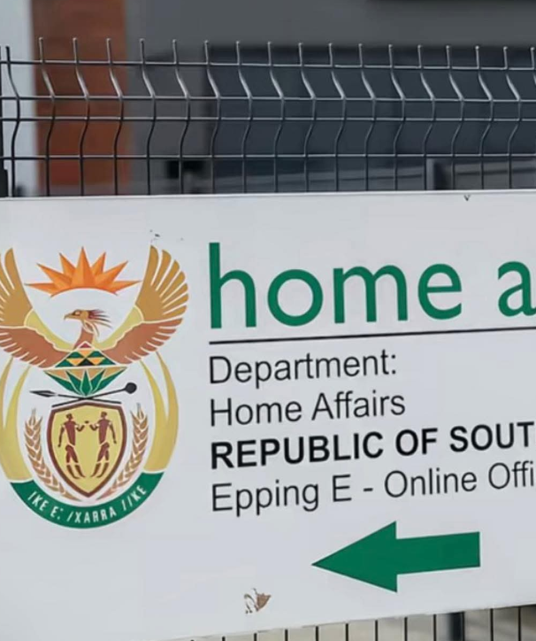 Home Affairs sign.